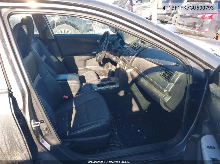 4T1BF1FK7CU590793 2012 Toyota Camry Se