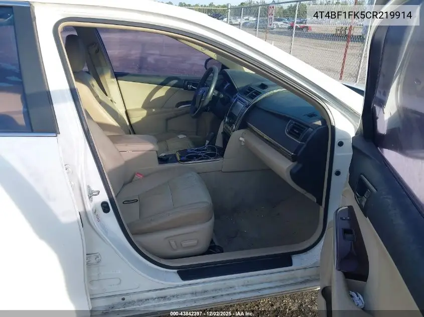 4T4BF1FK5CR219914 2012 Toyota Camry Xle