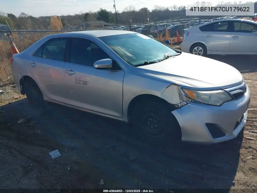 4T1BF1FK7CU179622 2012 Toyota Camry Le