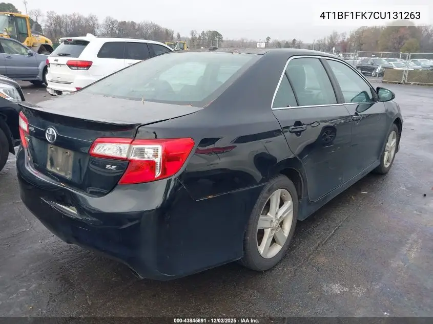 4T1BF1FK7CU131263 2012 Toyota Camry Se