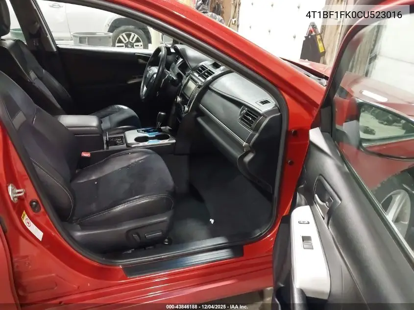 4T1BF1FK0CU523016 2012 Toyota Camry Se
