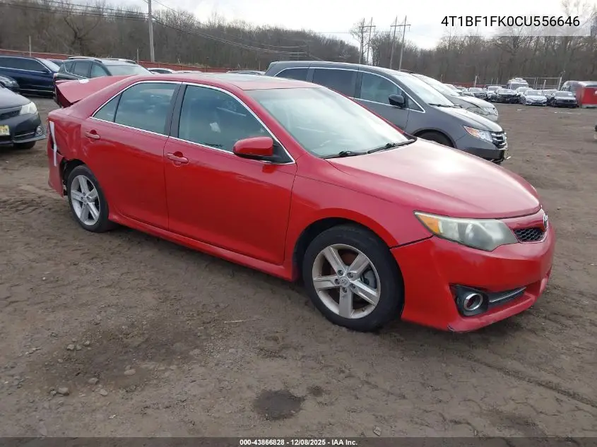 4T1BF1FK0CU556646 2012 Toyota Camry Se