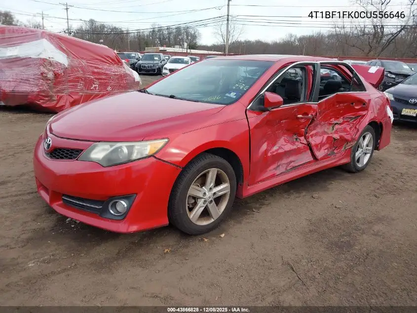 4T1BF1FK0CU556646 2012 Toyota Camry Se