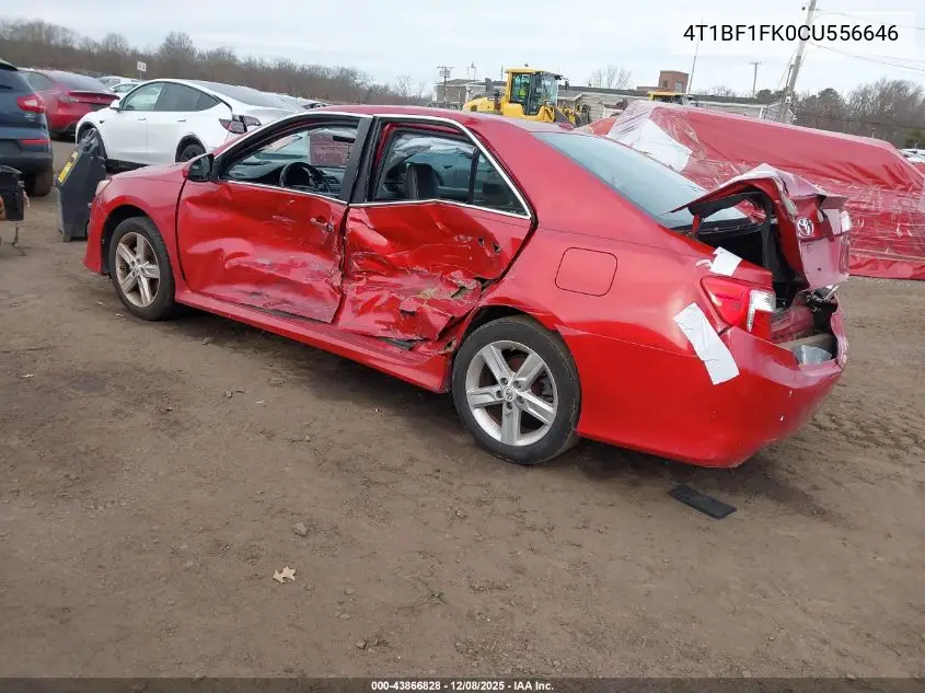 4T1BF1FK0CU556646 2012 Toyota Camry Se