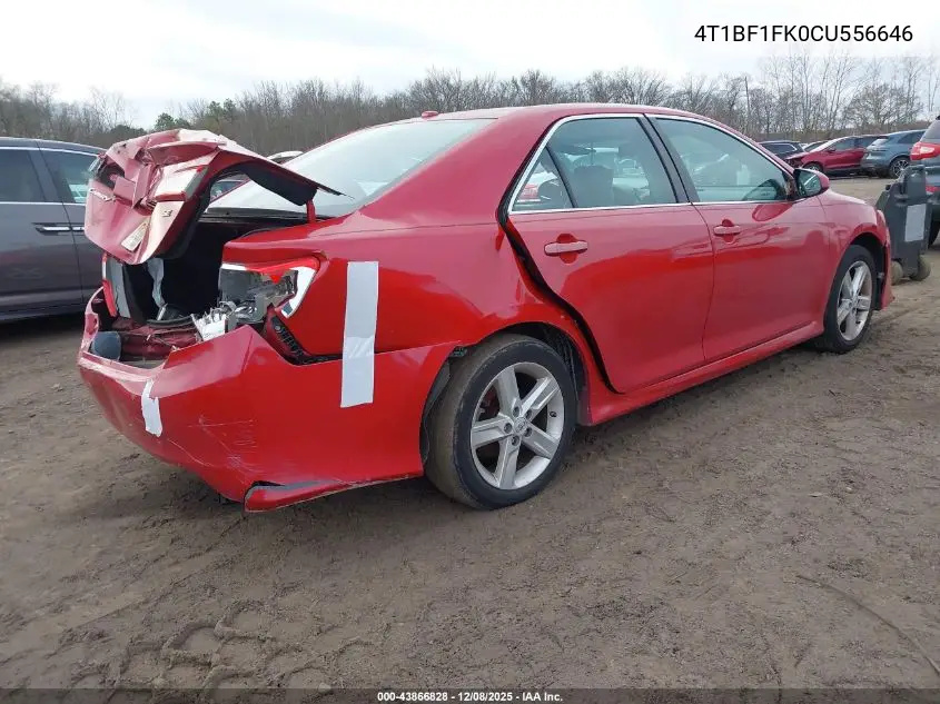 4T1BF1FK0CU556646 2012 Toyota Camry Se