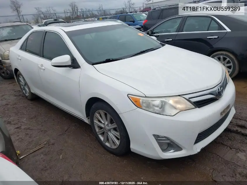 4T1BF1FKXCU559389 2012 Toyota Camry Xle