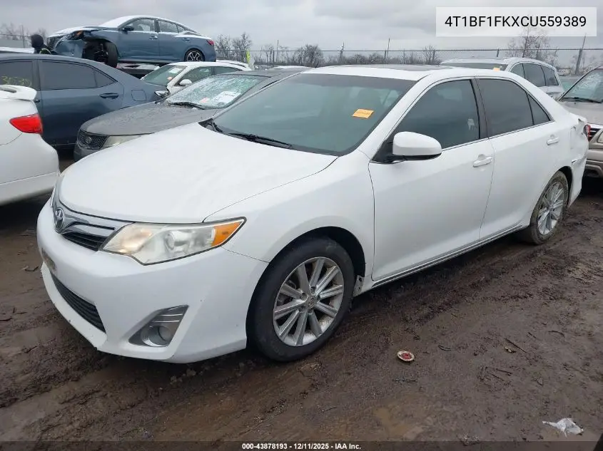 4T1BF1FKXCU559389 2012 Toyota Camry Xle