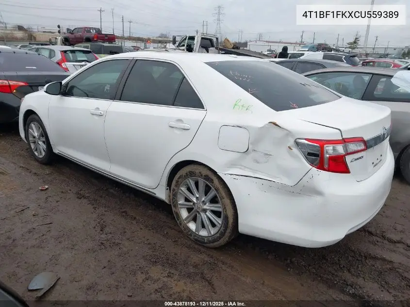 4T1BF1FKXCU559389 2012 Toyota Camry Xle