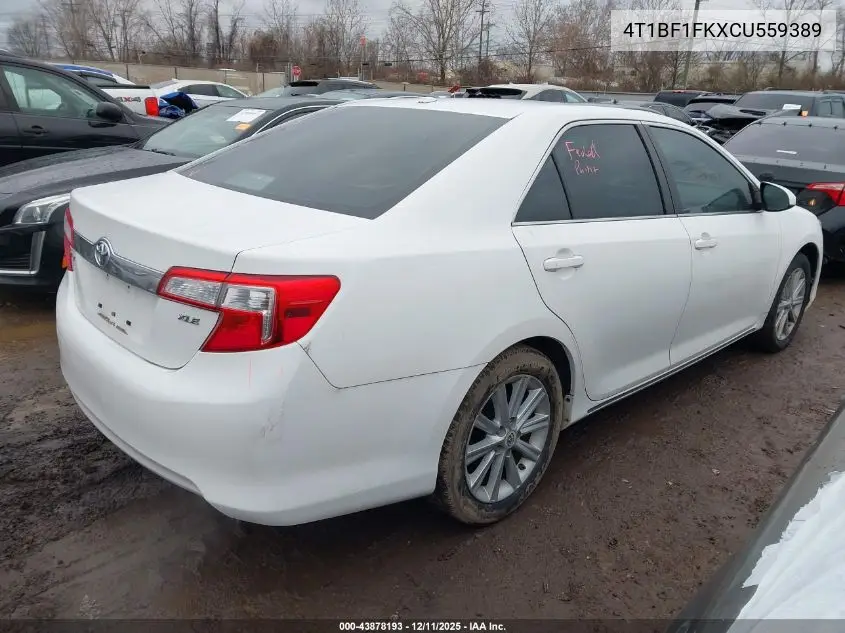4T1BF1FKXCU559389 2012 Toyota Camry Xle