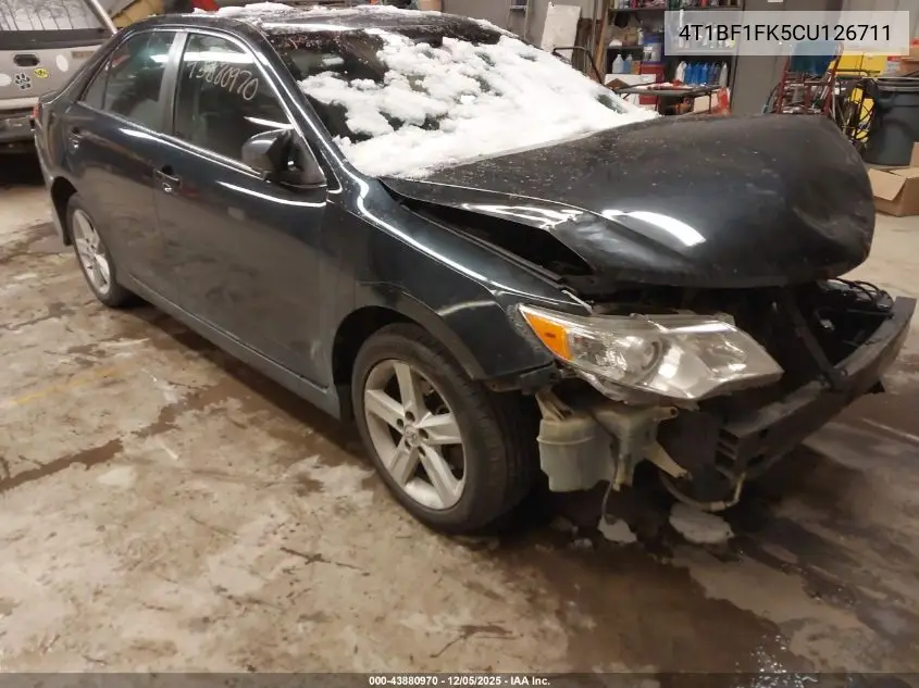 4T1BF1FK5CU126711 2012 Toyota Camry Se