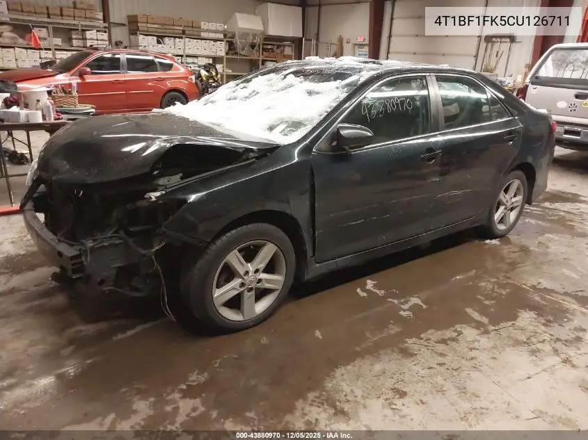 4T1BF1FK5CU126711 2012 Toyota Camry Se