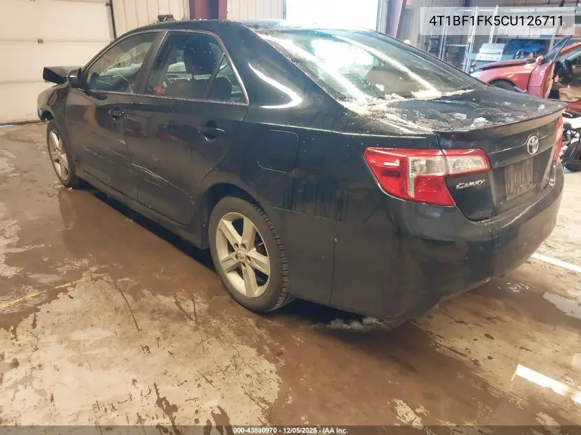 4T1BF1FK5CU126711 2012 Toyota Camry Se