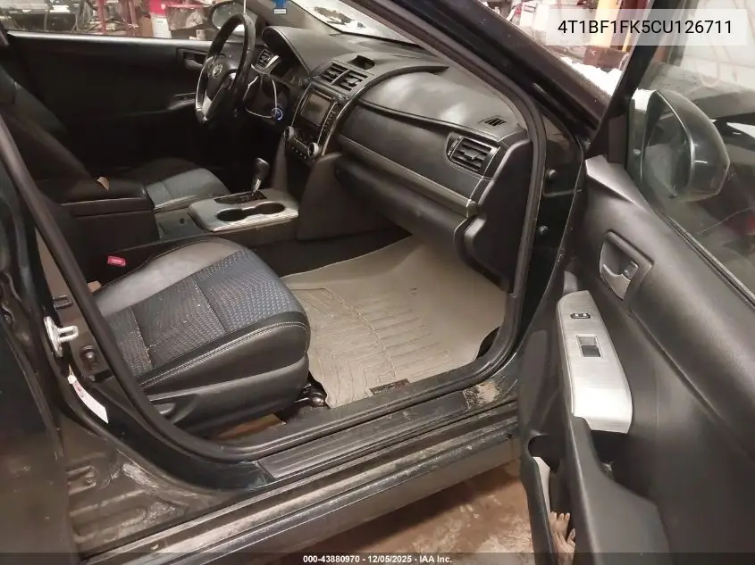 4T1BF1FK5CU126711 2012 Toyota Camry Se
