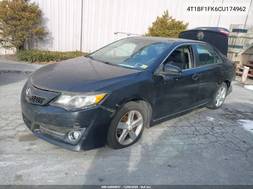 4T1BF1FK6CU174962 2012 Toyota Camry Se