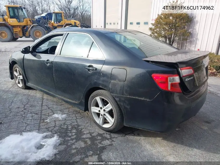 4T1BF1FK6CU174962 2012 Toyota Camry Se