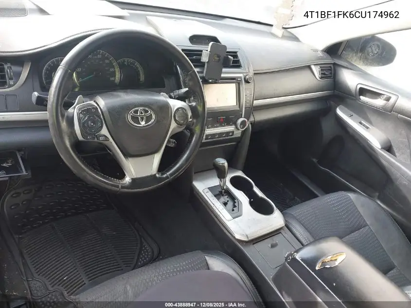 4T1BF1FK6CU174962 2012 Toyota Camry Se
