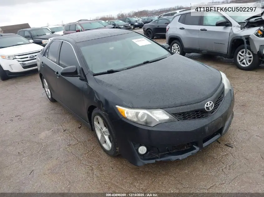 4T1BF1FK6CU502297 2012 Toyota Camry Se