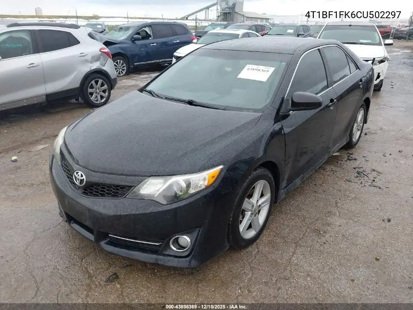 4T1BF1FK6CU502297 2012 Toyota Camry Se