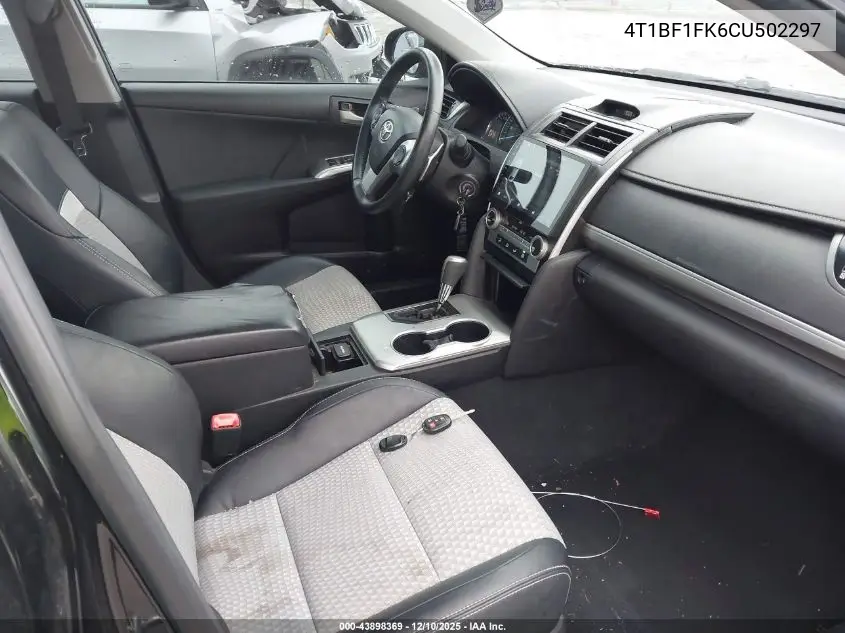4T1BF1FK6CU502297 2012 Toyota Camry Se