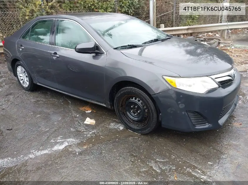 4T1BF1FK6CU045765 2012 Toyota Camry Le