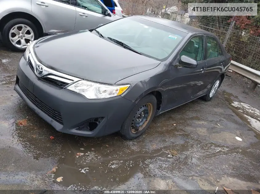 4T1BF1FK6CU045765 2012 Toyota Camry Le