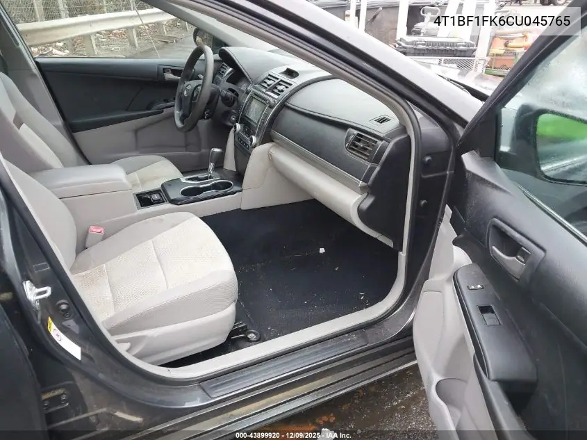 4T1BF1FK6CU045765 2012 Toyota Camry Le