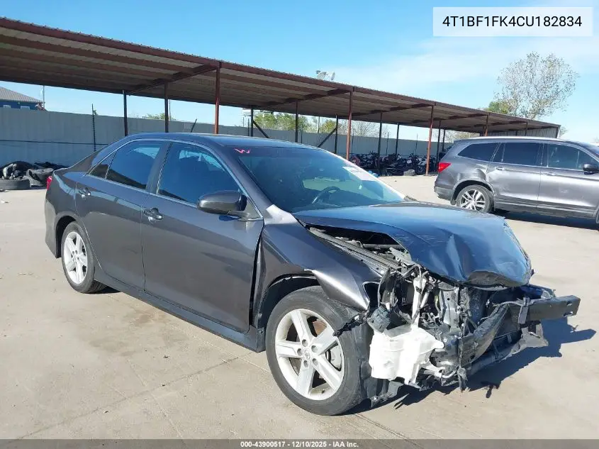 4T1BF1FK4CU182834 2012 Toyota Camry Se