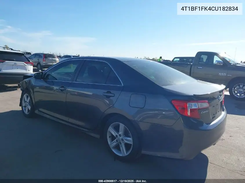 4T1BF1FK4CU182834 2012 Toyota Camry Se
