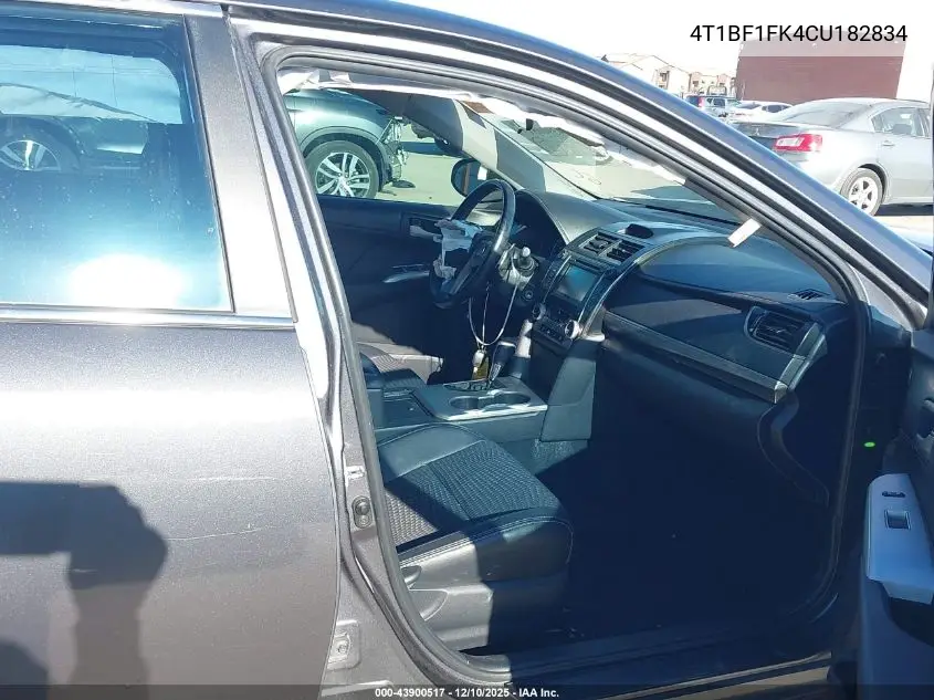 4T1BF1FK4CU182834 2012 Toyota Camry Se
