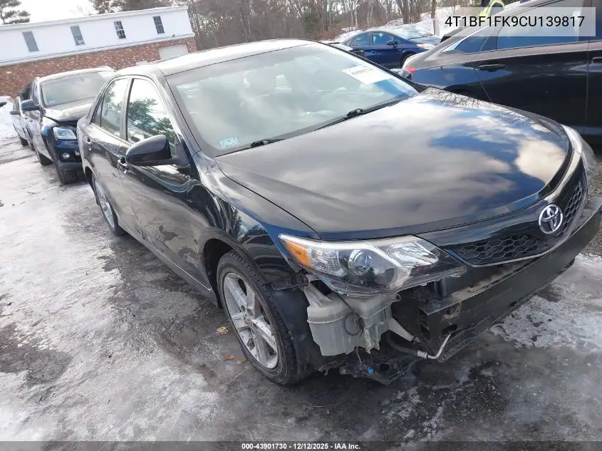 4T1BF1FK9CU139817 2012 Toyota Camry Se