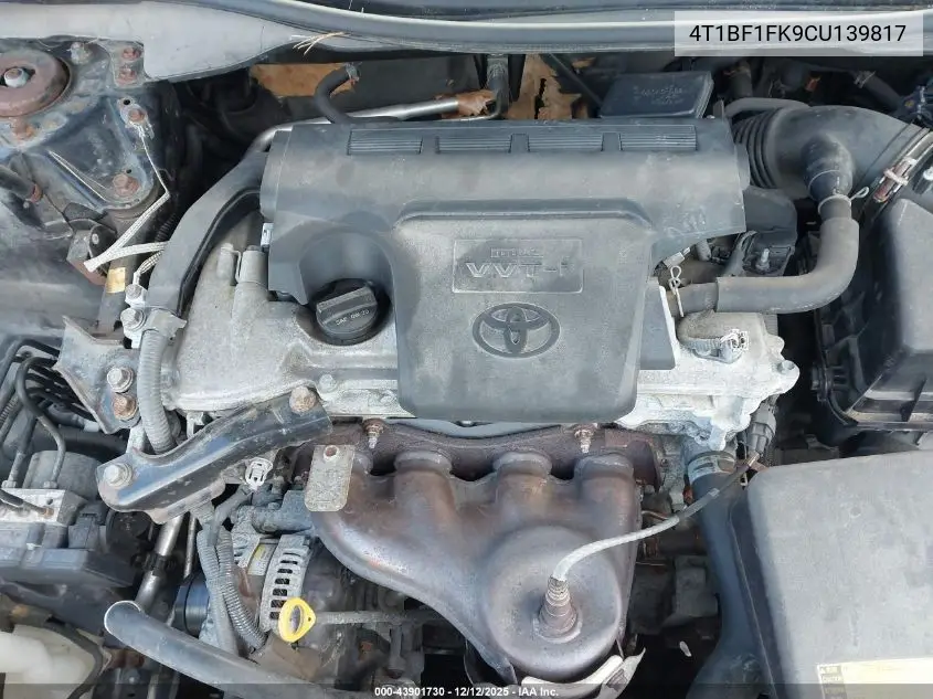4T1BF1FK9CU139817 2012 Toyota Camry Se