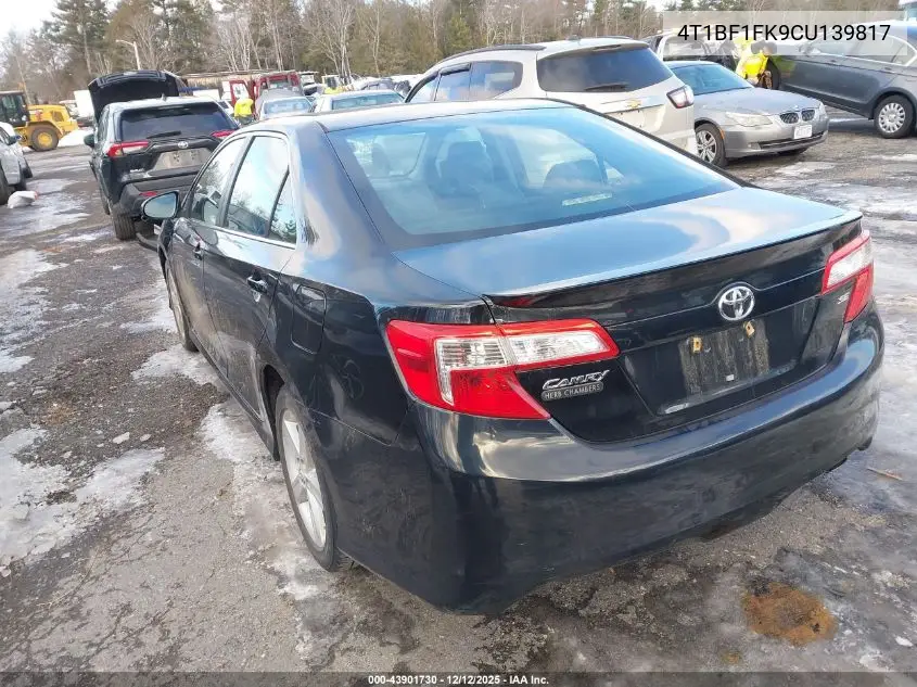4T1BF1FK9CU139817 2012 Toyota Camry Se