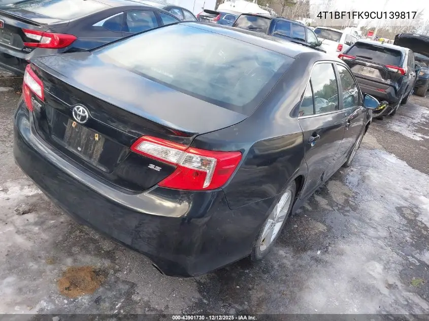 4T1BF1FK9CU139817 2012 Toyota Camry Se