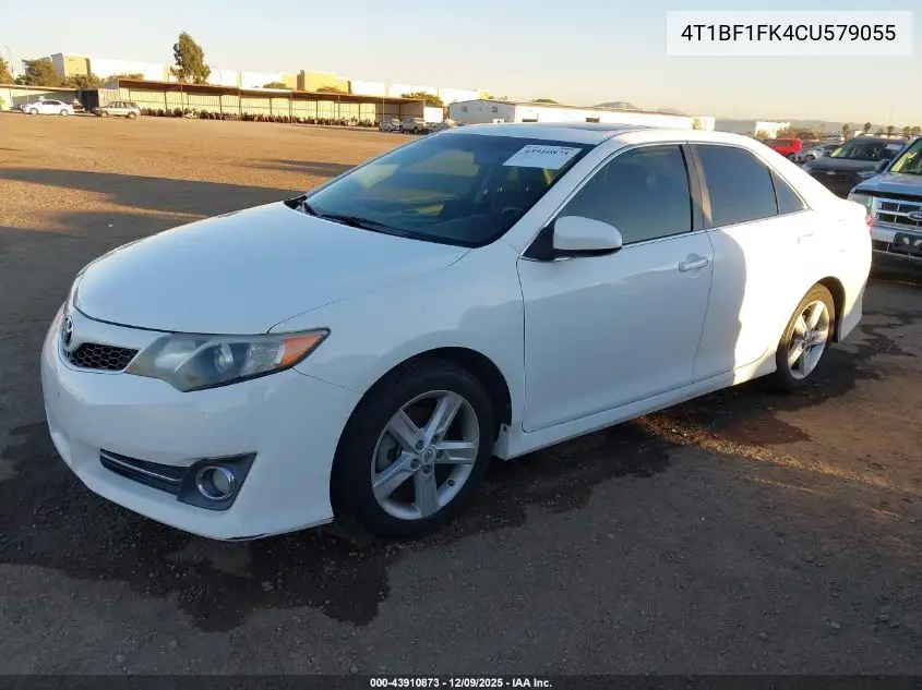 4T1BF1FK4CU579055 2012 Toyota Camry Se