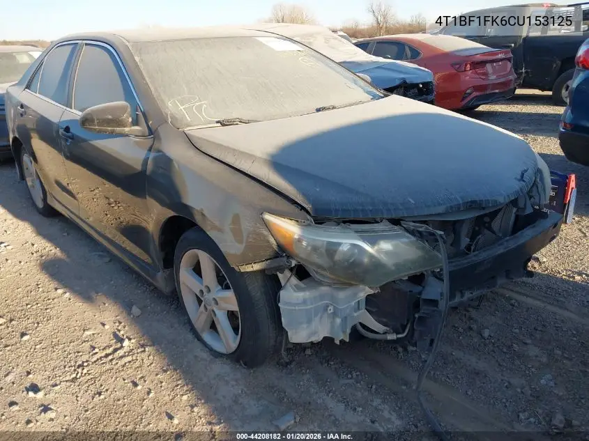 4T1BF1FK6CU153125 2012 Toyota Camry Se