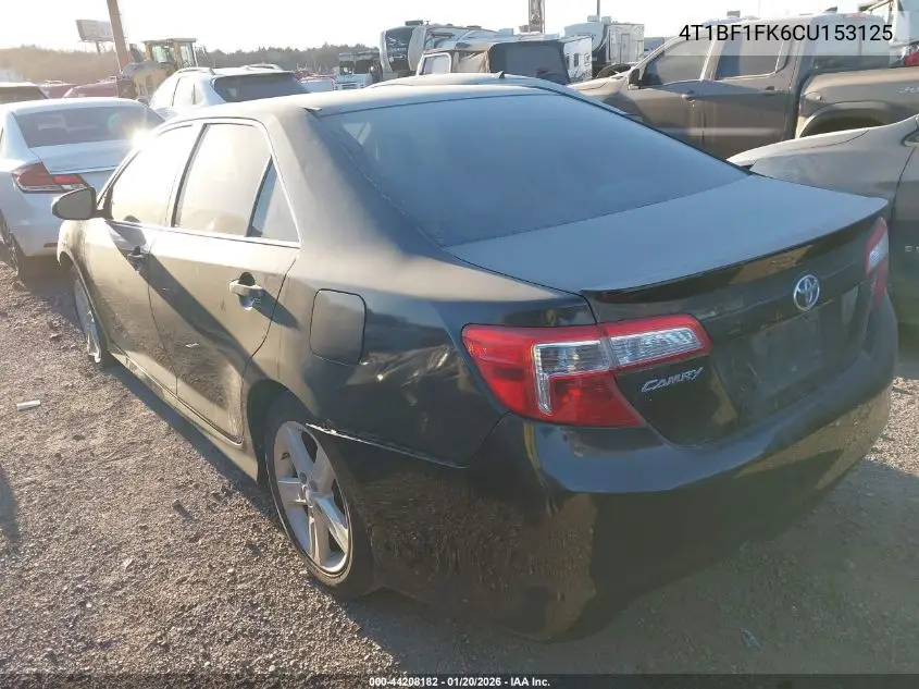 4T1BF1FK6CU153125 2012 Toyota Camry Se