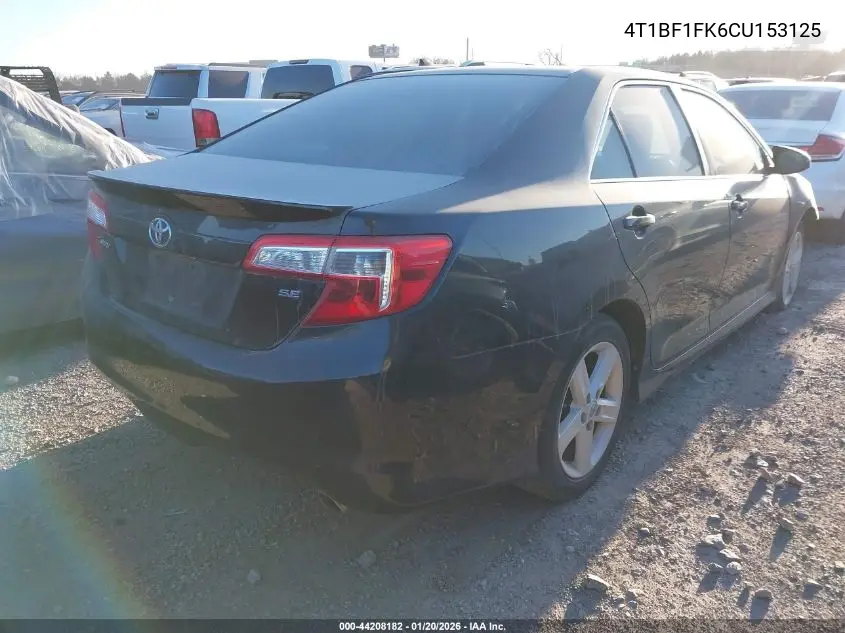 4T1BF1FK6CU153125 2012 Toyota Camry Se