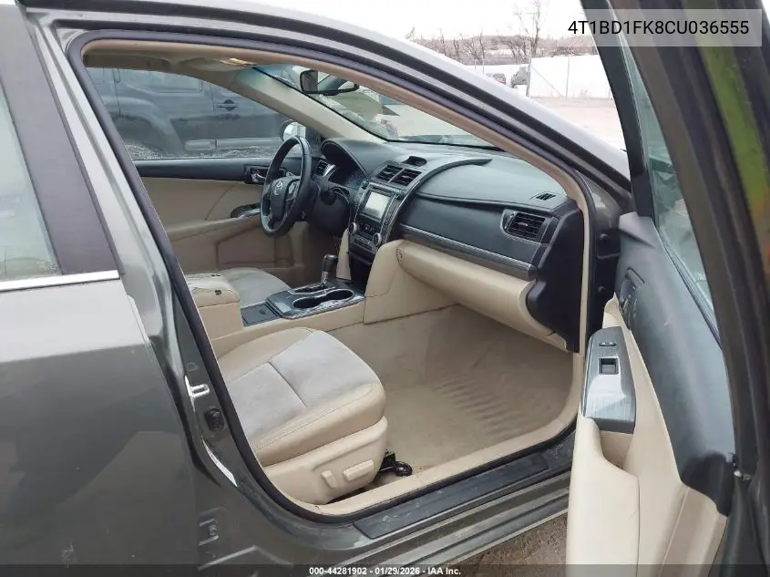 4T1BD1FK8CU036555 2012 Toyota Camry Hybrid Xle