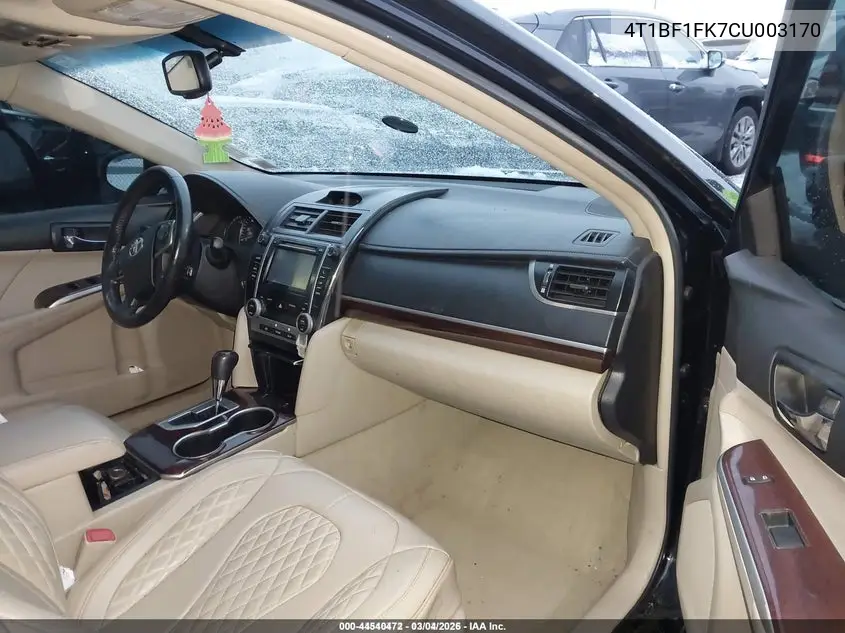 4T1BF1FK7CU003170 2012 Toyota Camry Xle