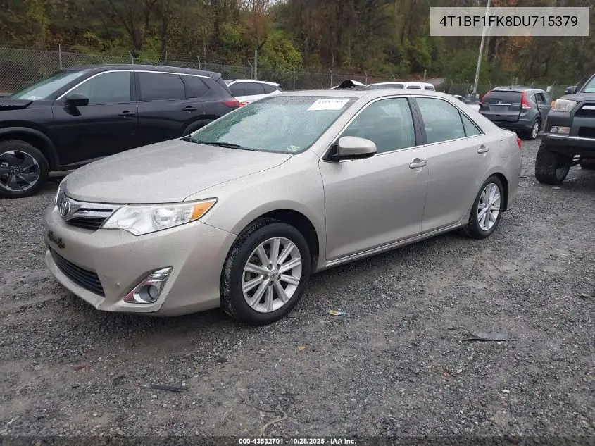 4T1BF1FK8DU715379 2013 Toyota Camry Xle
