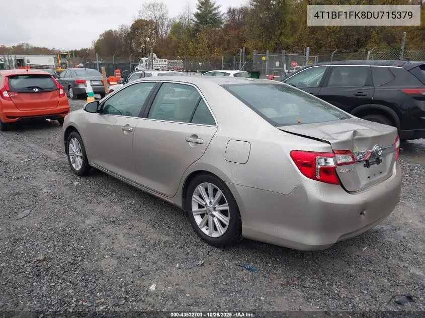 4T1BF1FK8DU715379 2013 Toyota Camry Xle