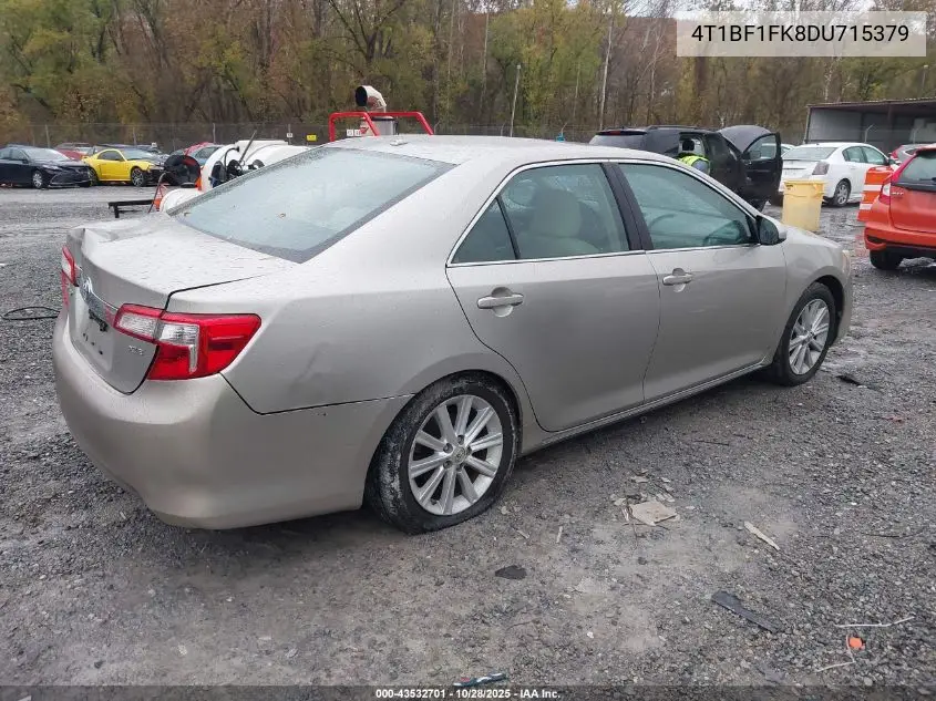 4T1BF1FK8DU715379 2013 Toyota Camry Xle