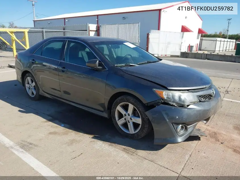 4T1BF1FK0DU259782 2013 Toyota Camry Se