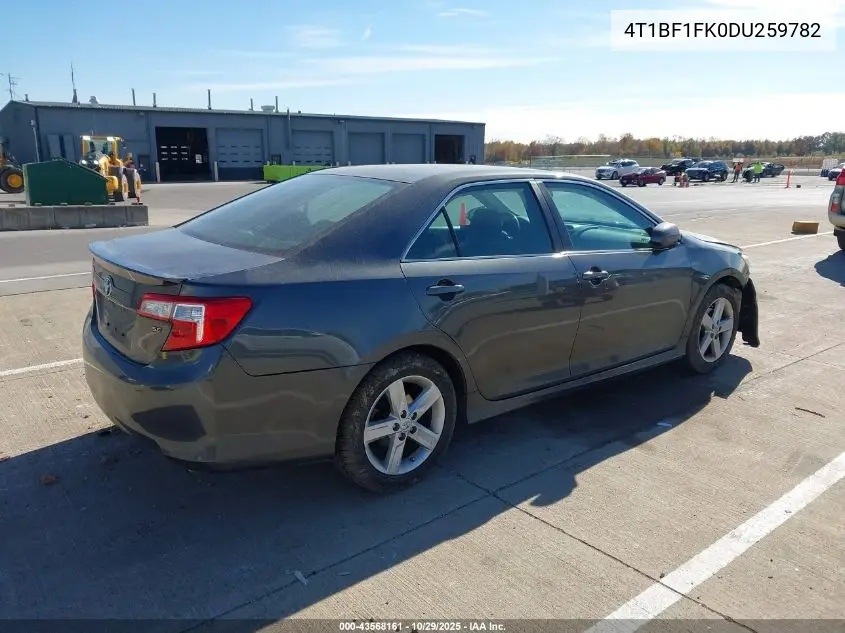4T1BF1FK0DU259782 2013 Toyota Camry Se