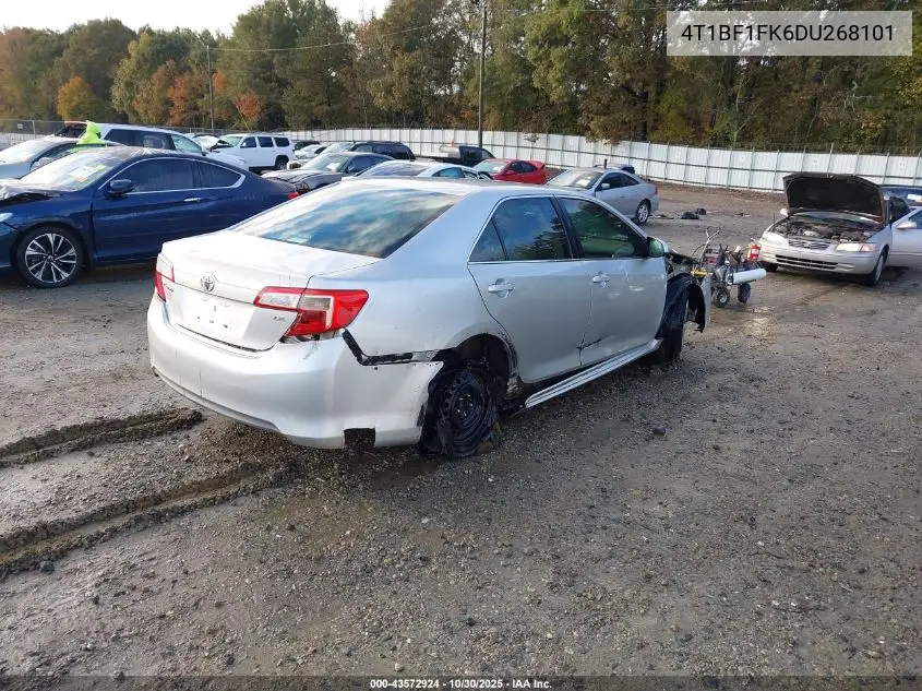 4T1BF1FK6DU268101 2013 Toyota Camry Le