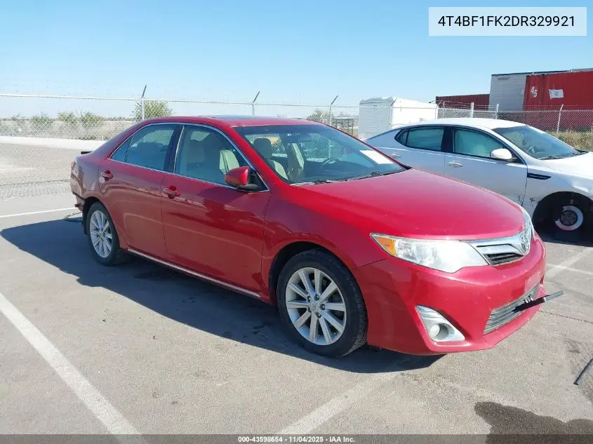 4T4BF1FK2DR329921 2013 Toyota Camry Xle