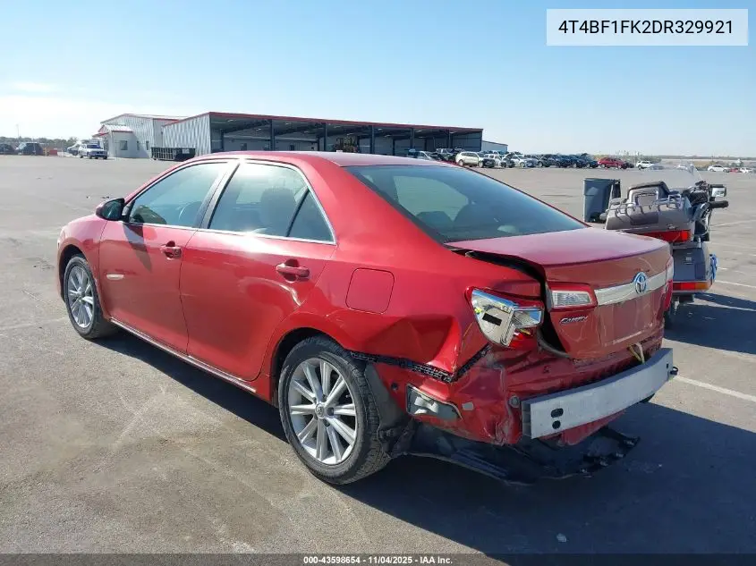4T4BF1FK2DR329921 2013 Toyota Camry Xle