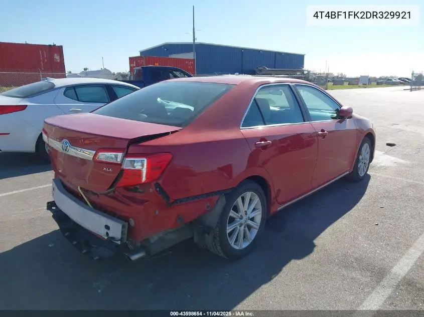 4T4BF1FK2DR329921 2013 Toyota Camry Xle