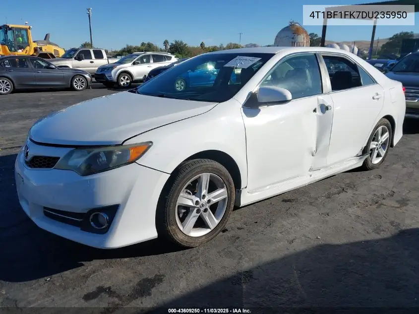 4T1BF1FK7DU235950 2013 Toyota Camry Se