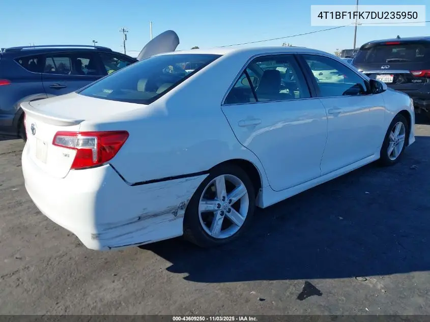 4T1BF1FK7DU235950 2013 Toyota Camry Se